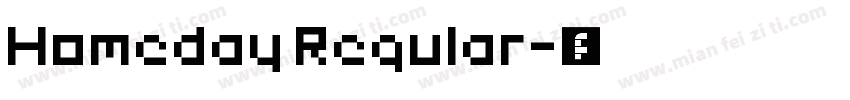 Homeday Regular字体转换